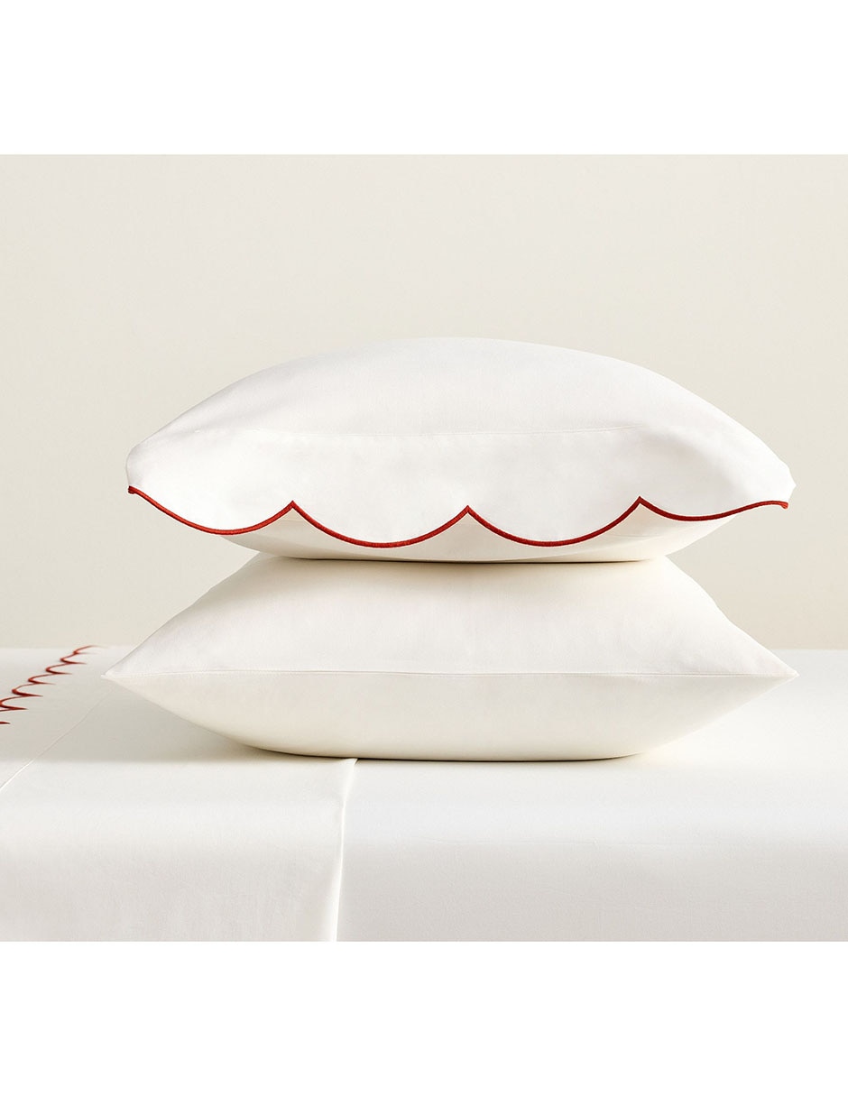 Juego de Sábanas de algodón Scalloped 3