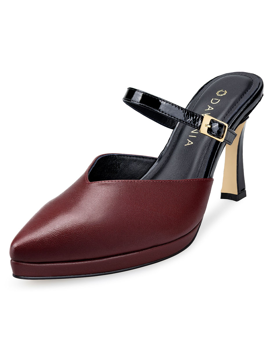 Zapatilla piel davenia