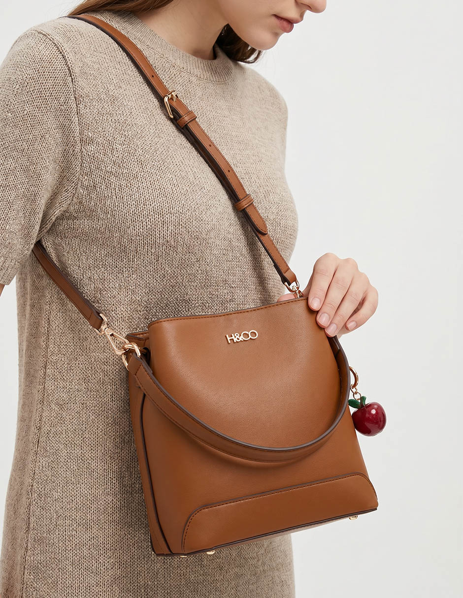 Bolsa satchel H&Co para mujer