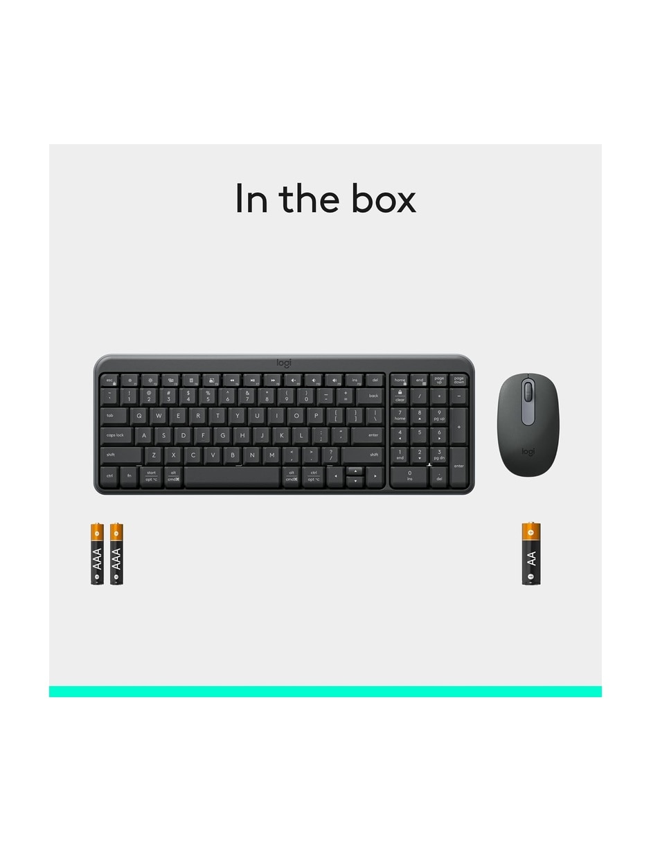 Mouse y teclado Logitech MK250