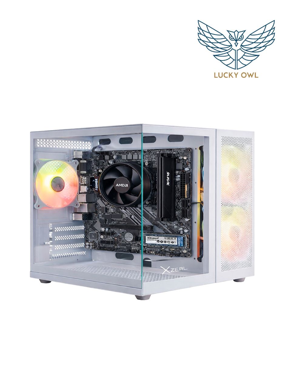 Computadora de escritorio Lucky Owl PC-081-I AMD Ryzen 7 32 GB RAM 1 TB SSD