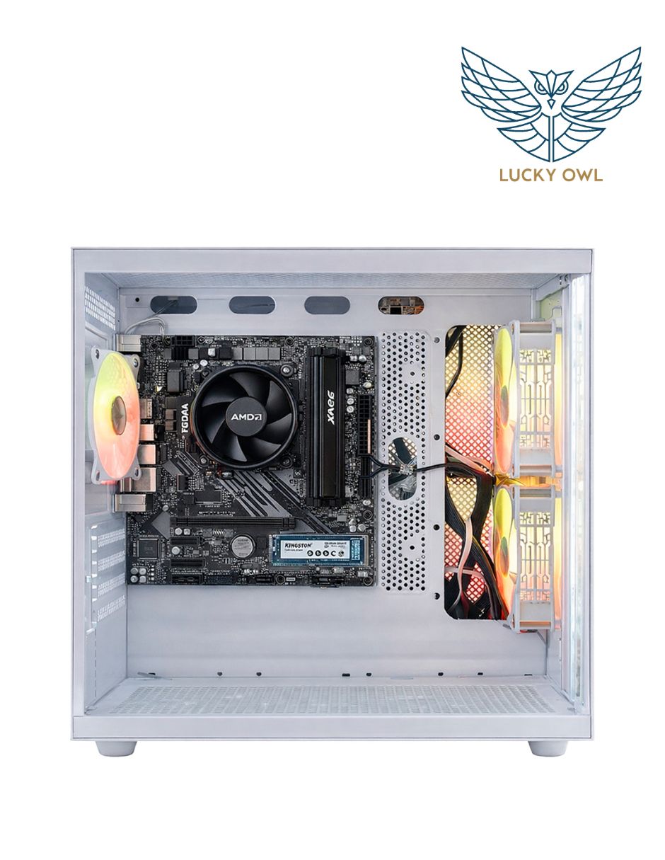Computadora de escritorio Lucky Owl PC-081-I AMD Ryzen 7 32 GB RAM 1 TB SSD