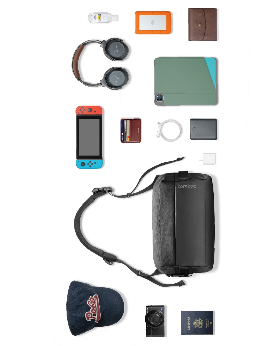 Bandolera Explorer impermeable unisex 7