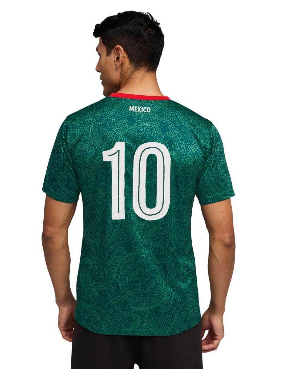 Jersey de selección nacional de méxico de manga corta puma fan para hombre