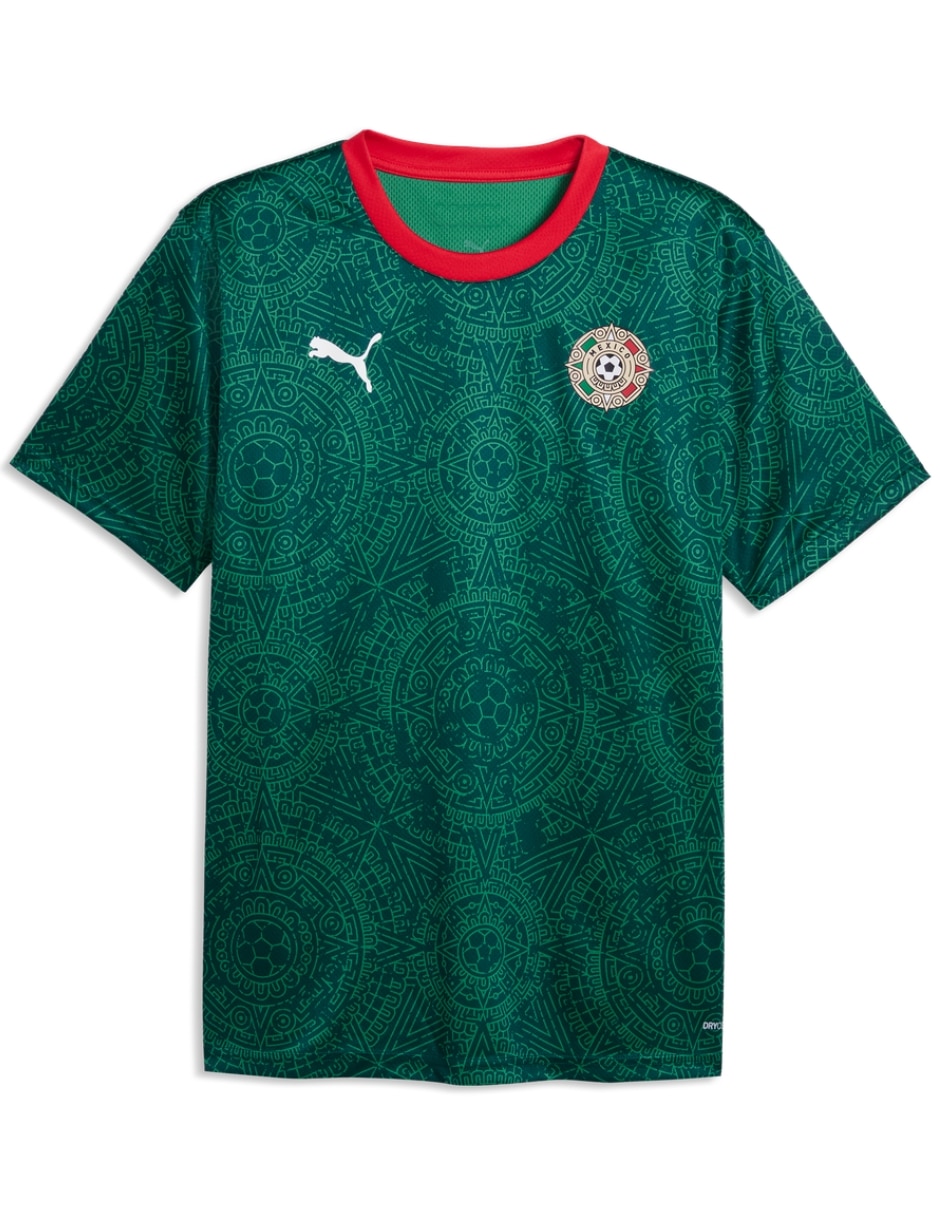 Jersey de selección nacional de méxico de manga corta puma fan para hombre