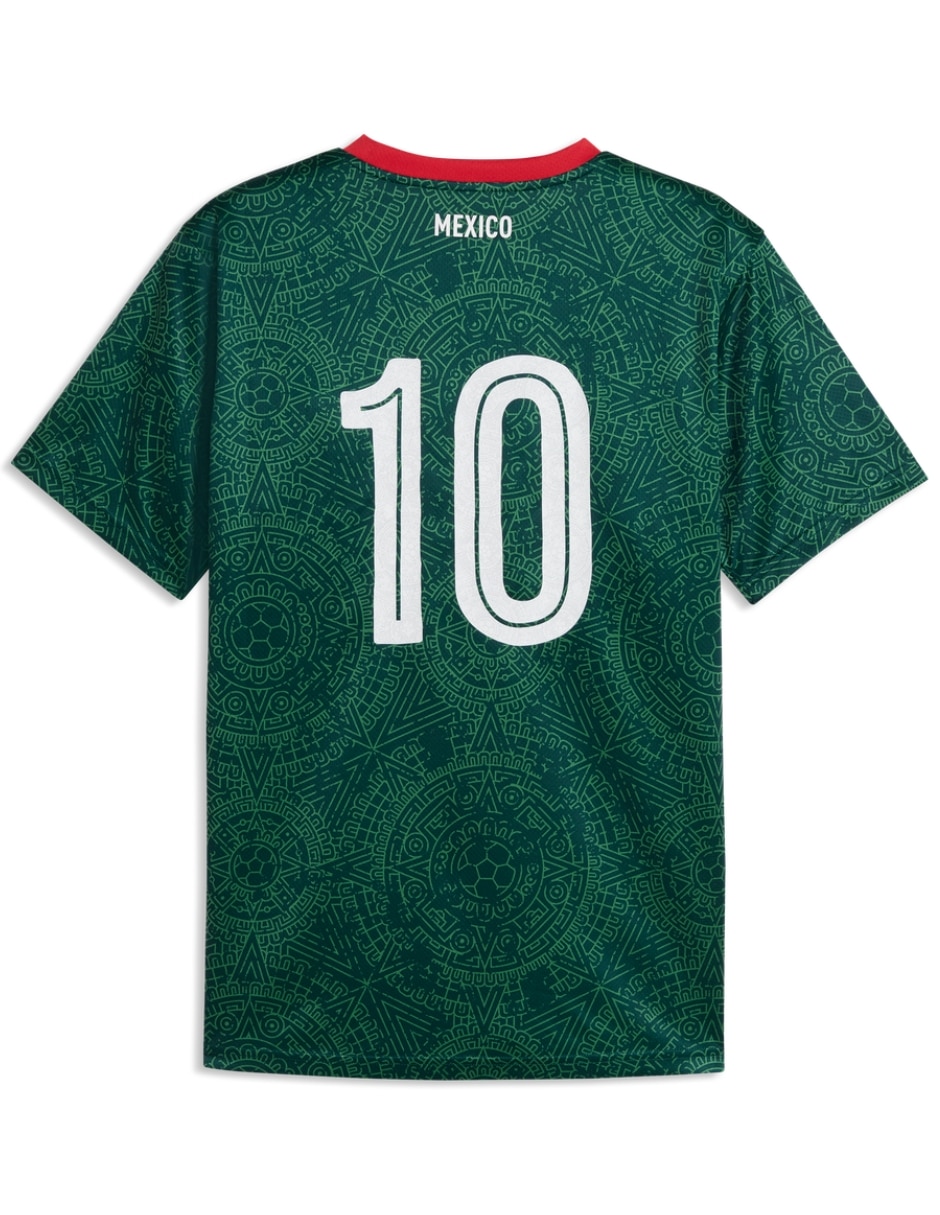 Jersey de selección nacional de méxico de manga corta puma fan para hombre