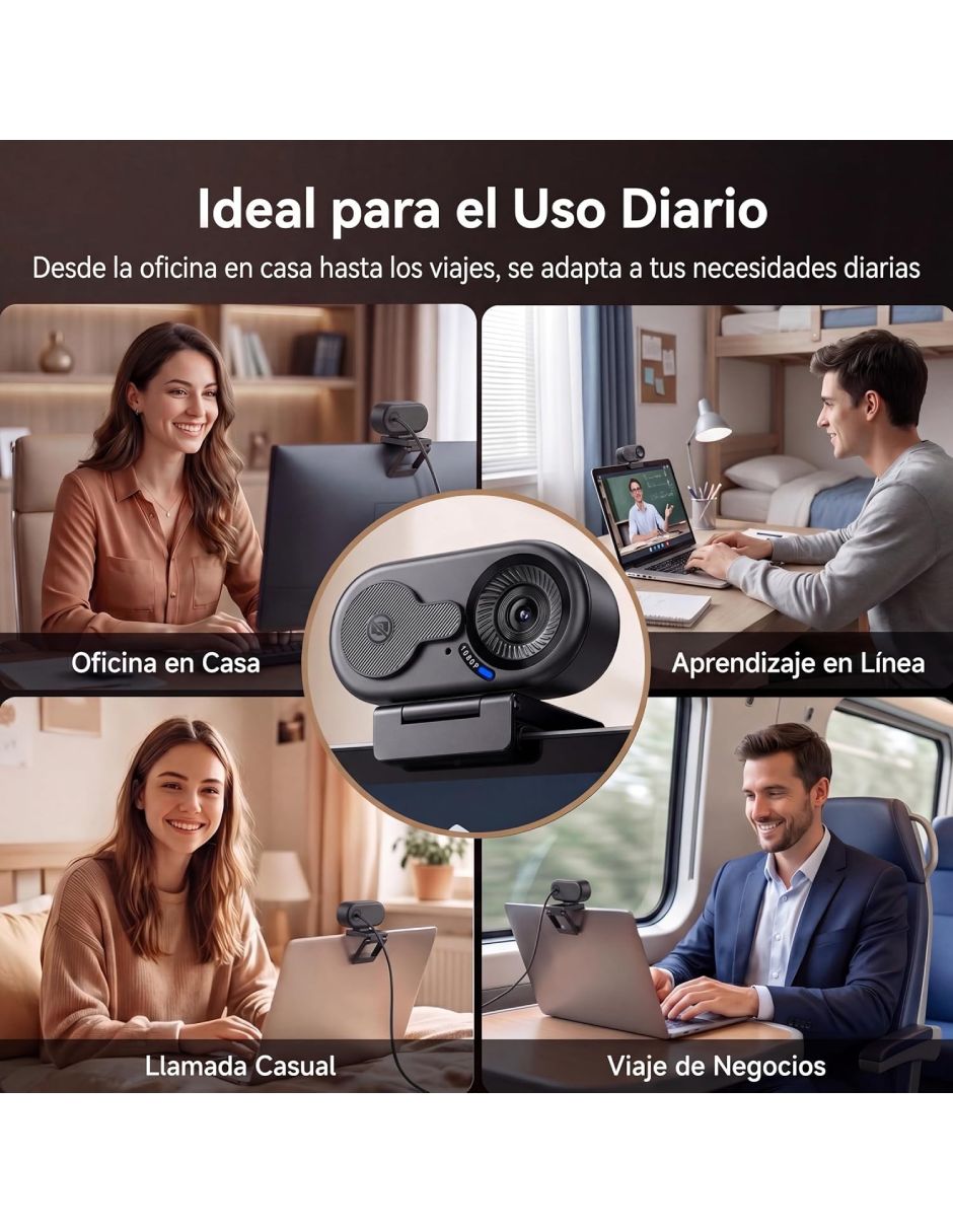 Webcam de 1280 px x 720 px C100 6