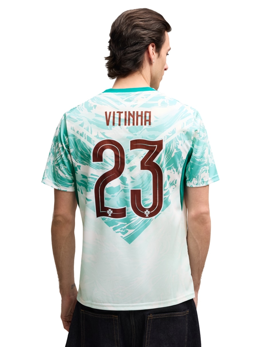 Jersey de Selección de Fútbol de Portugal visitante de Vitinha manga corta Puma jugador para hombre