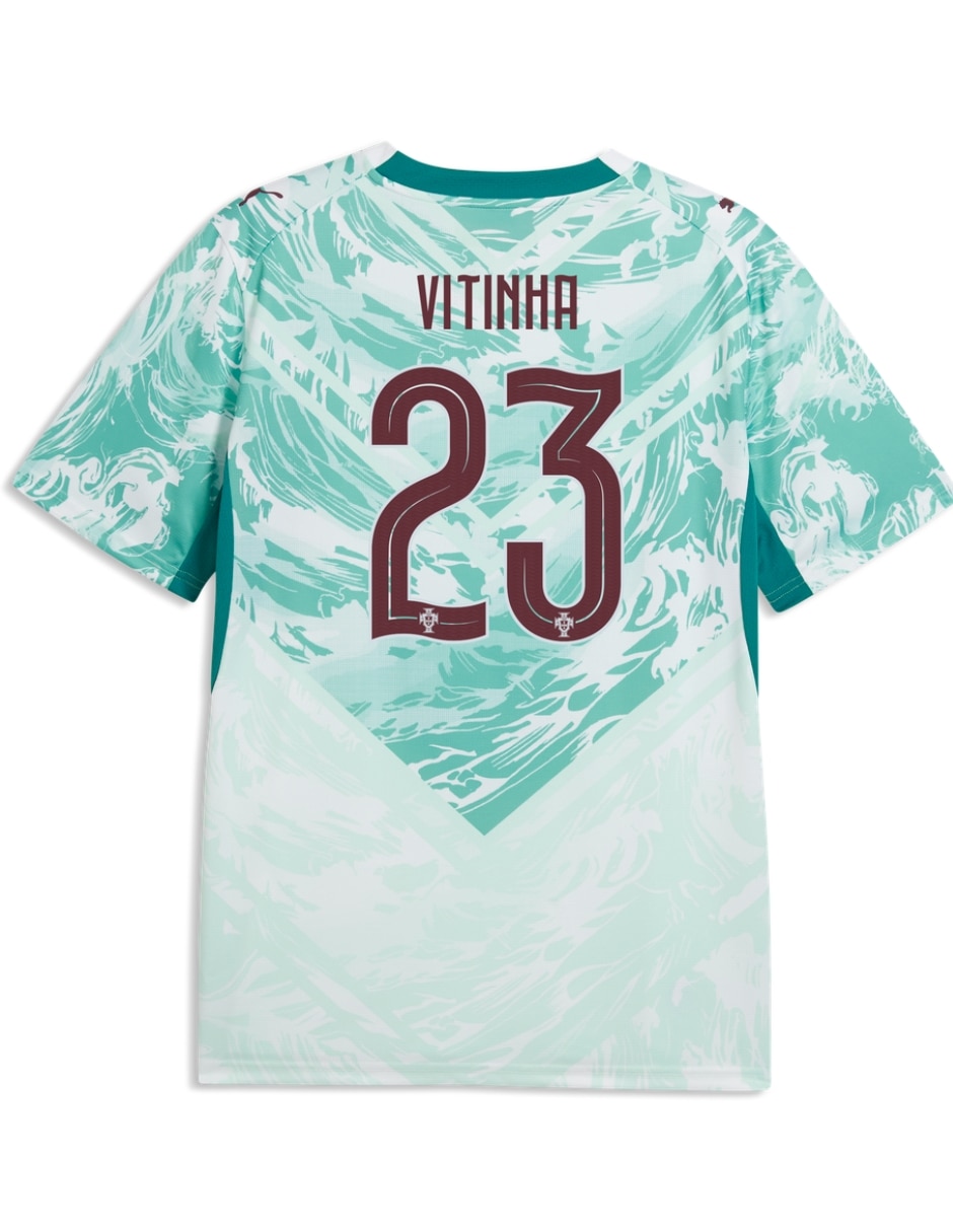 Jersey de Selección de Fútbol de Portugal visitante de Vitinha manga corta Puma jugador para hombre