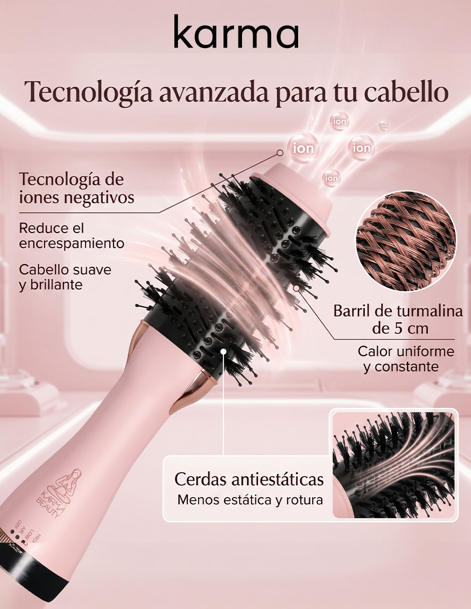 Cepillo de aire Karma Beauty Seabreeze