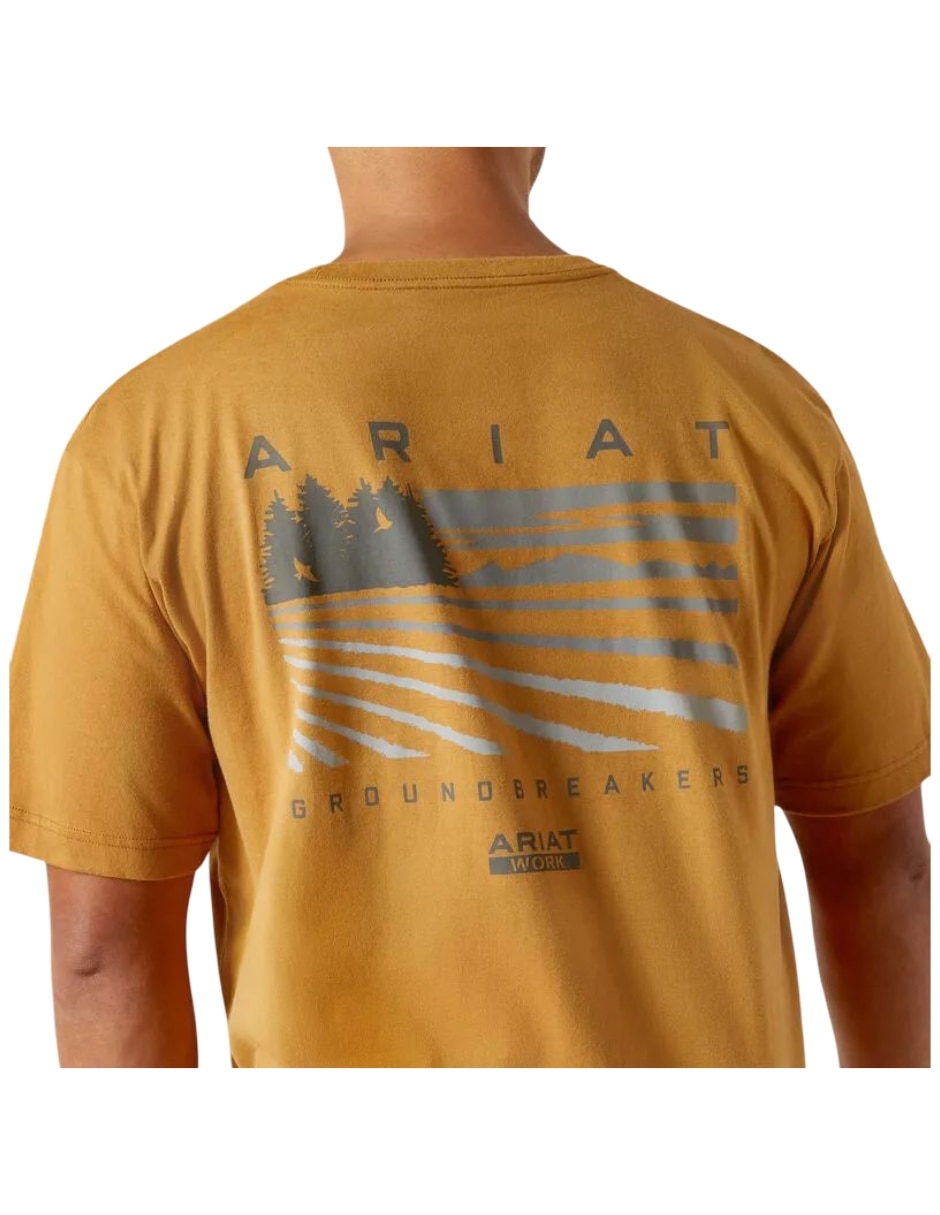 Playera Ariat cuello redondo para hombre