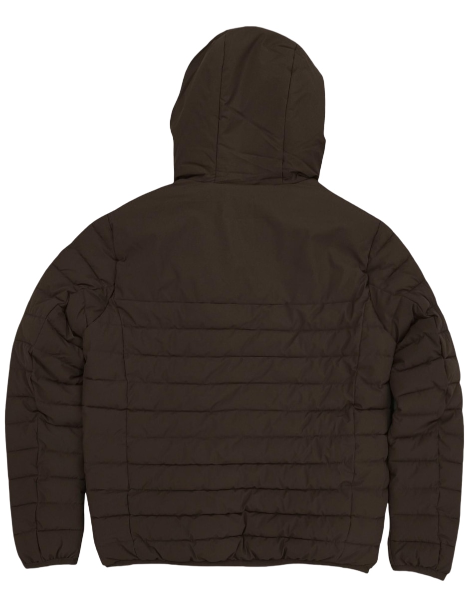 Chamarra acolchada Calvin Klein capucha y bolsillos para hombre