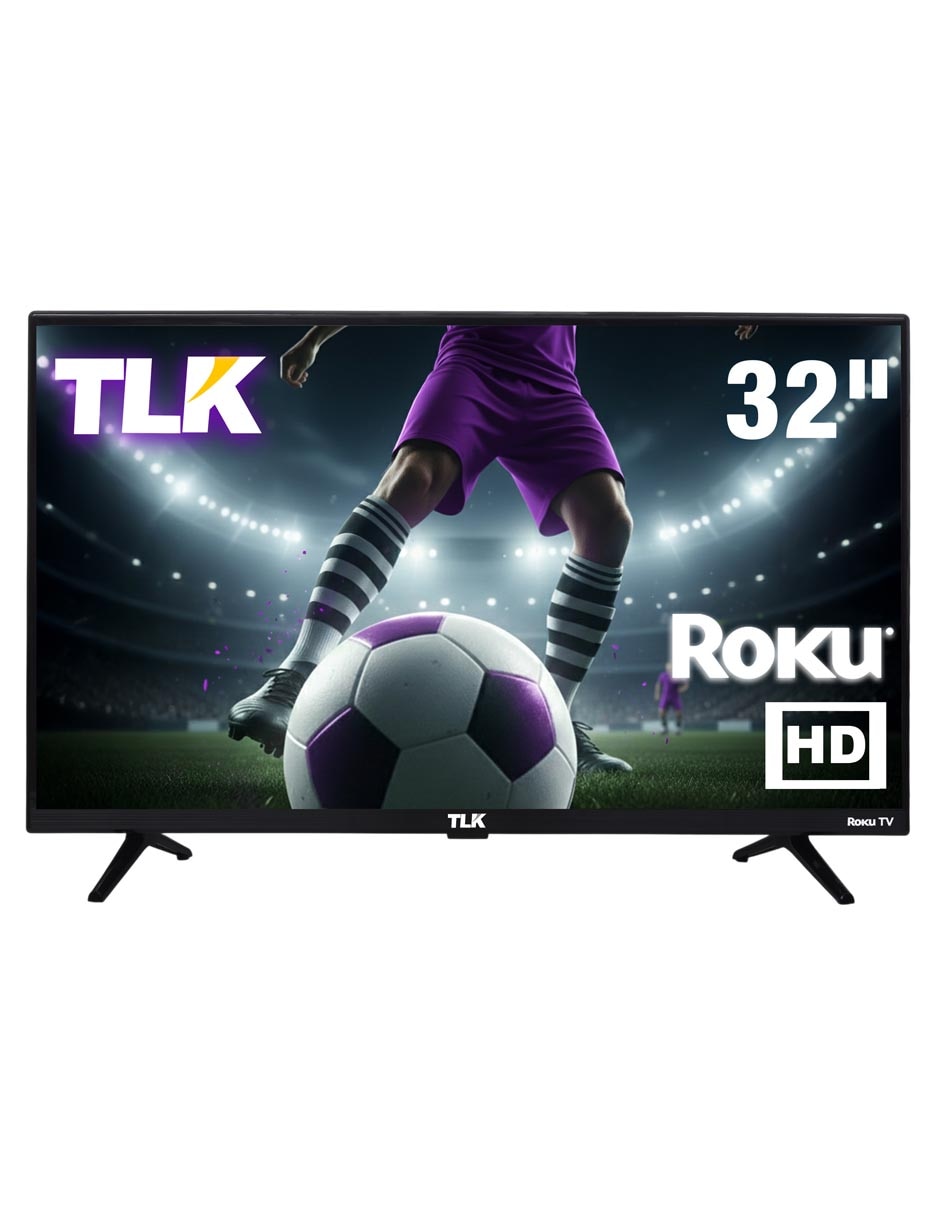 TLK Pantalla Smart TV Tlk Led de HD TLK32R con Roku TV