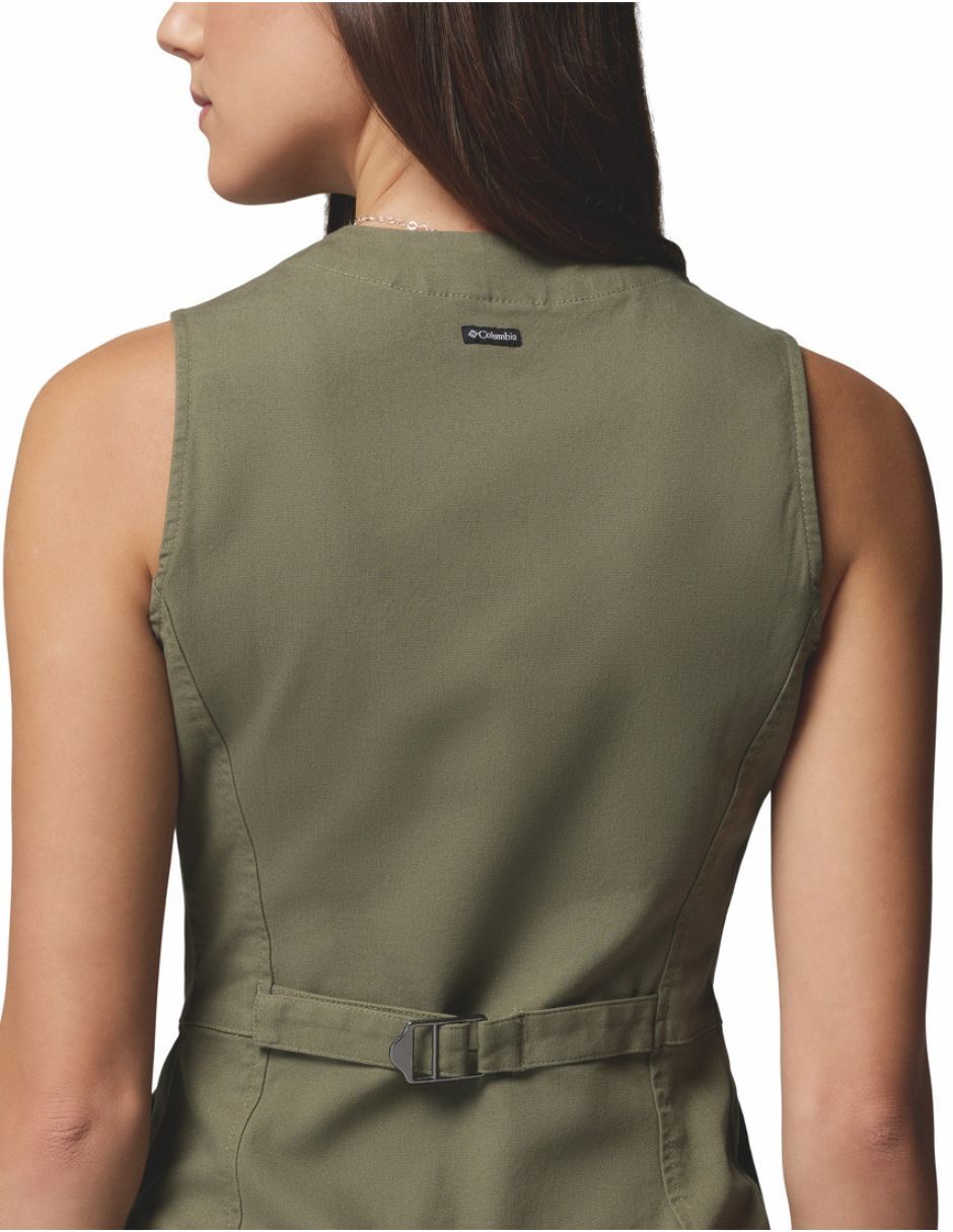 Vestido sin bra Columbia largo multidisciplina para