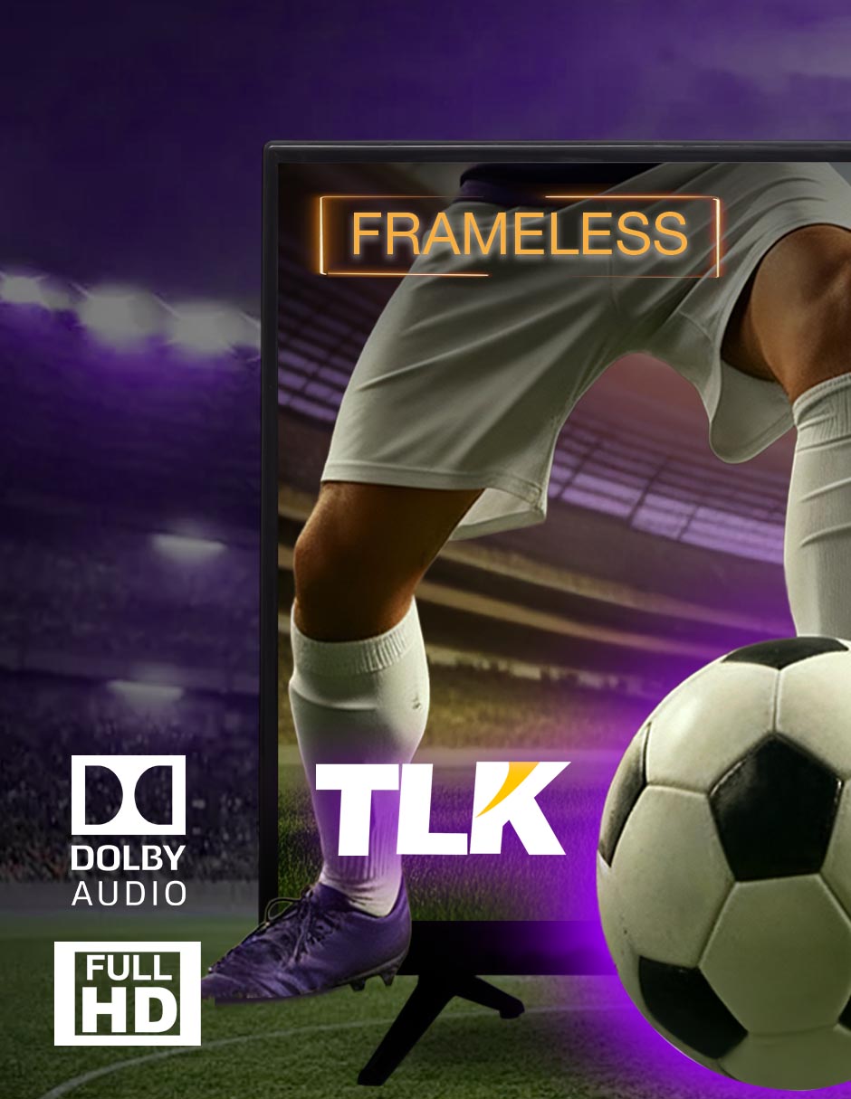 Pantalla Smart TV Led de HD TLK40fr con Roku TV 3