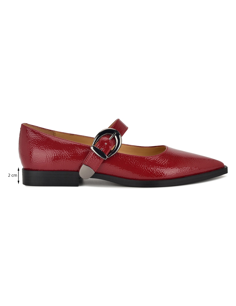Balerina nine west de charol para mujer
