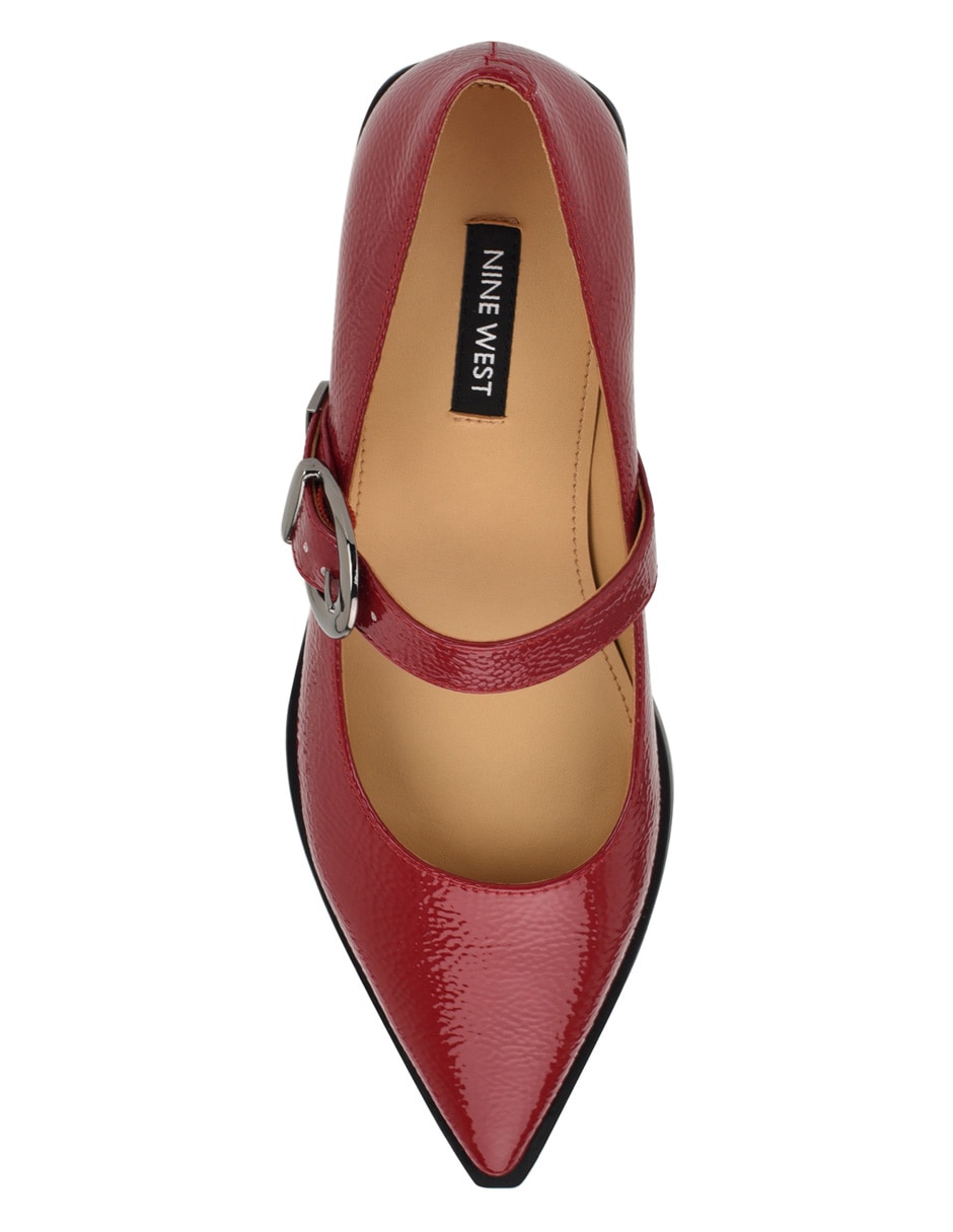 Balerina nine west de charol para mujer