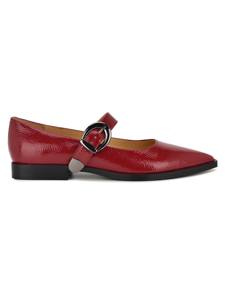 Balerina nine west de charol para mujer