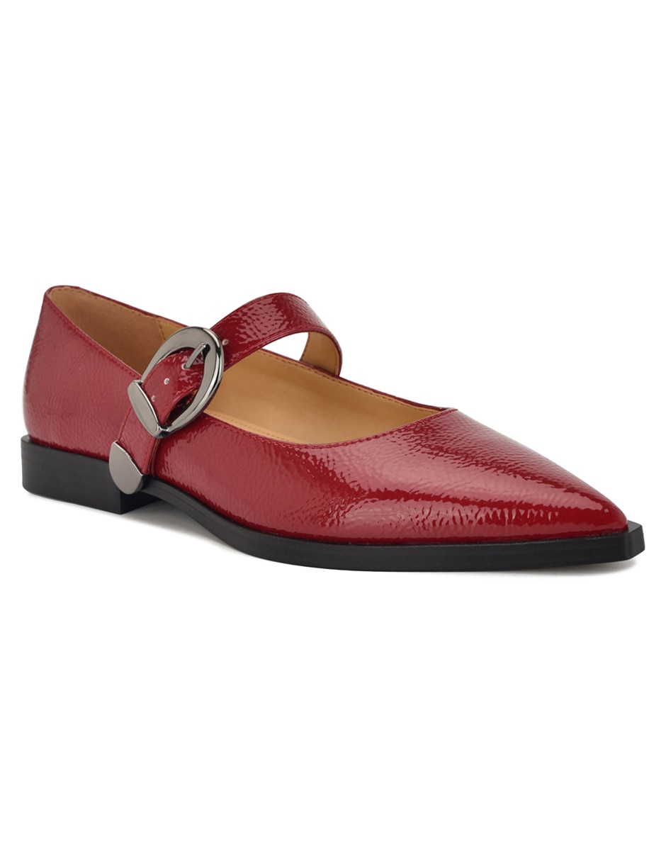 Balerina nine west de charol para mujer