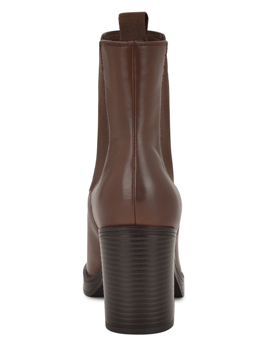 Botín arriba del tobillo nine west de piel para mujer