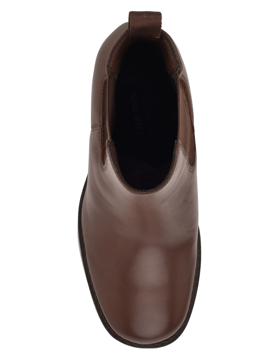 Botín arriba del tobillo nine west de piel para mujer