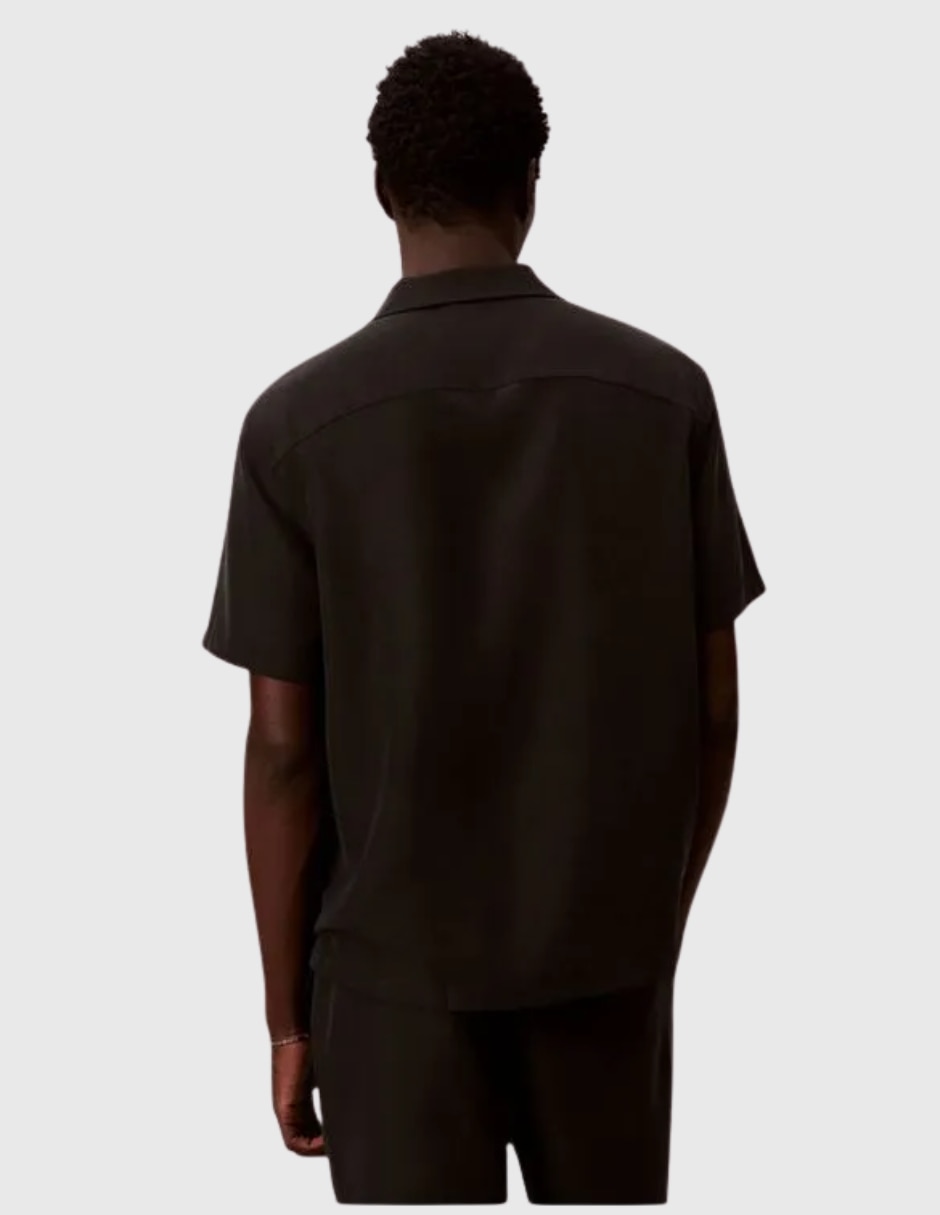 Camisa/Sobrecamisa Casual de (si aplica) Modal manga Corta para hombre 3