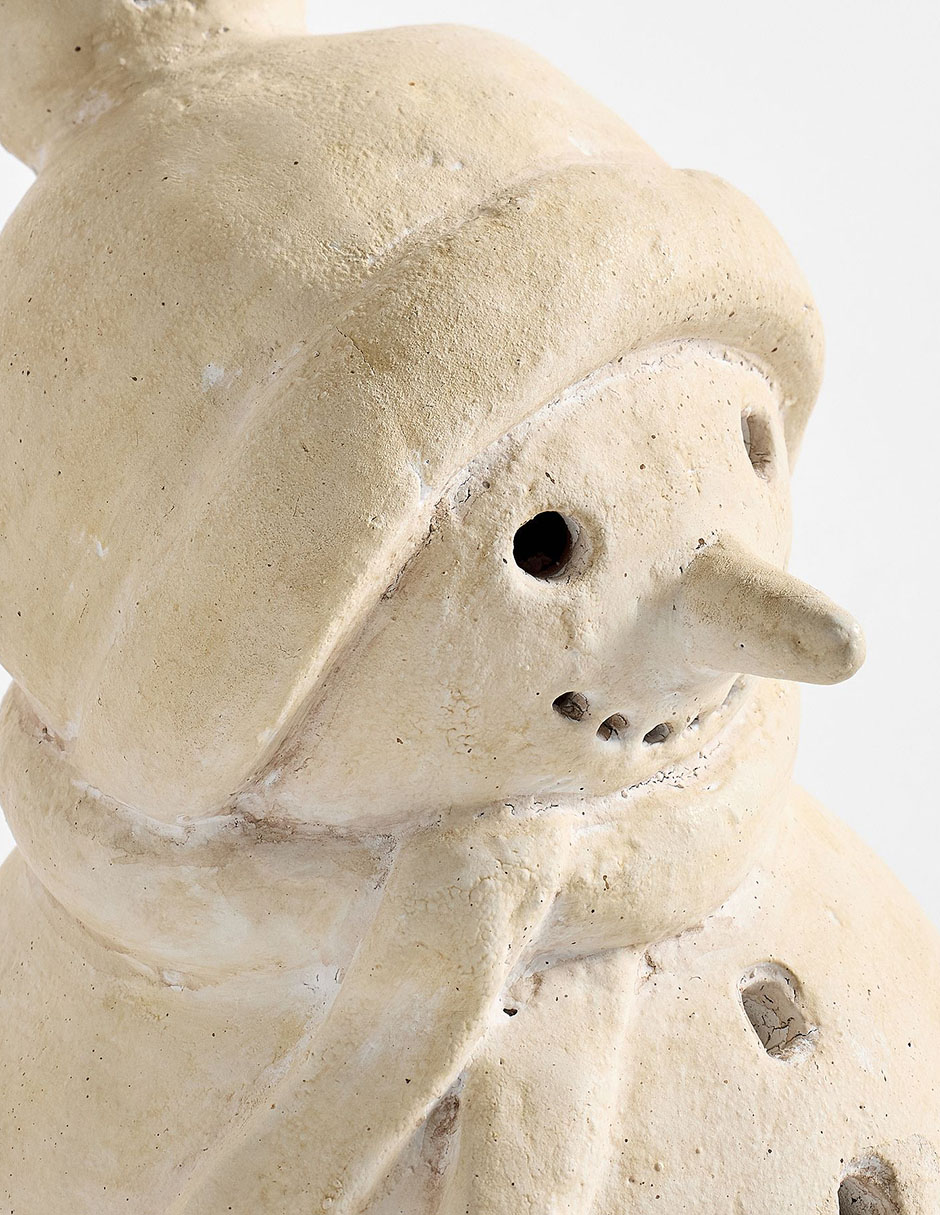 Figura decorativa navideña Pb Terracotta Snow 2