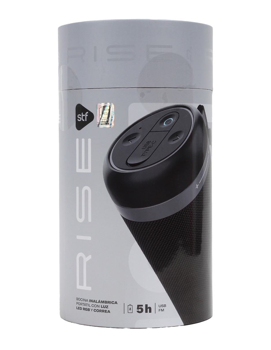 Bocina portátil Rise bluetooth 8