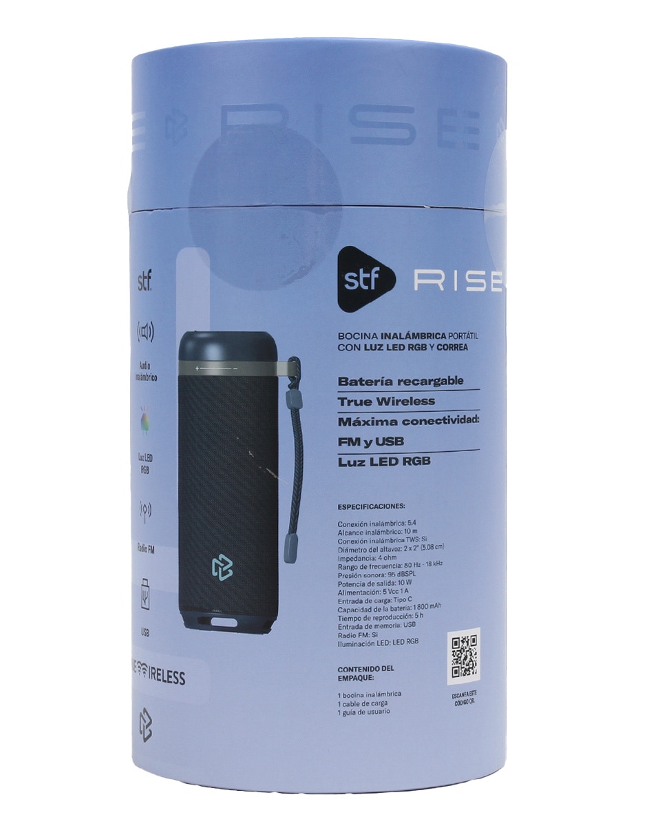 Bocina portátil STF Rise bluetooth