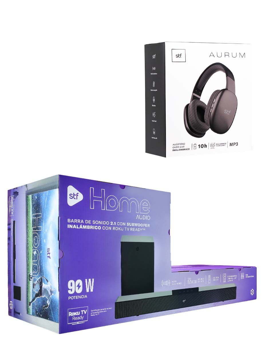 Barra de sonido Stf St-P74206 con subwoofer alámbrico