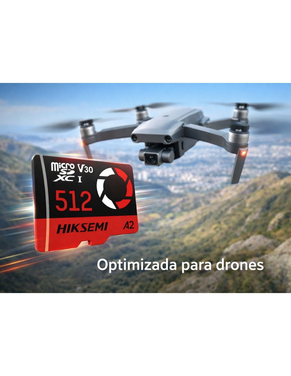 Memoria micro sd hiksemi capacidad 512 gb