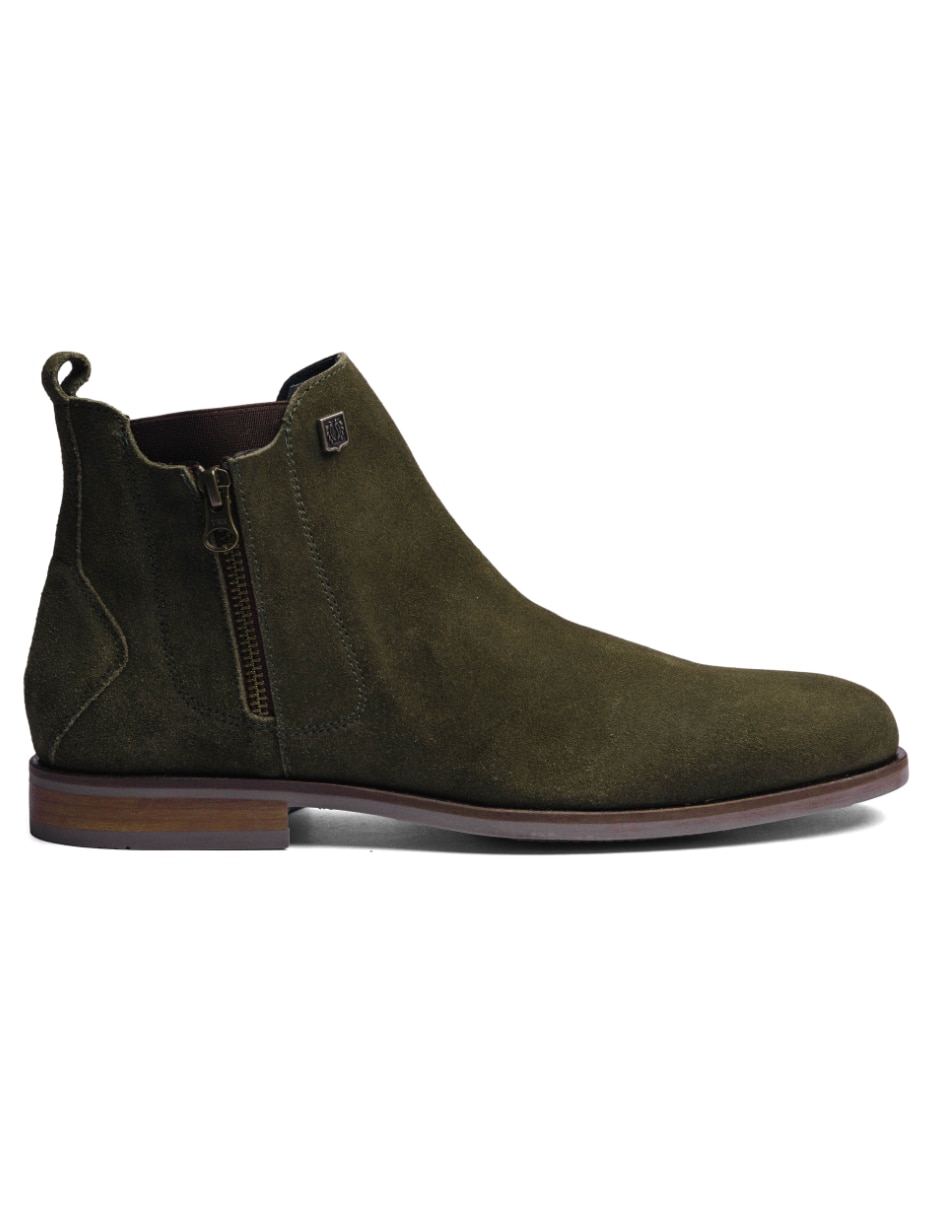 Botín Black Peppers de piel para hombre