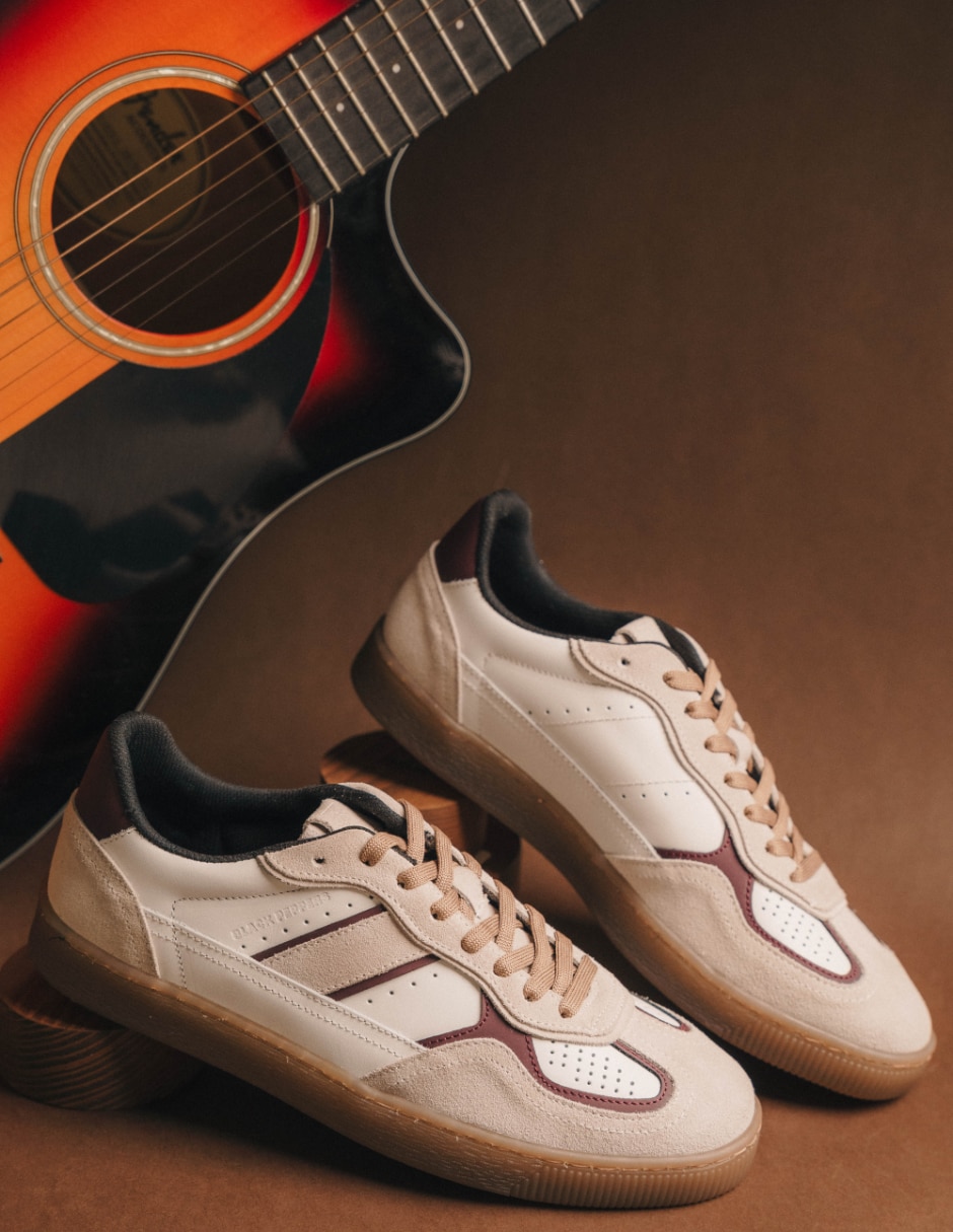 Tenis de piel para hombre 5