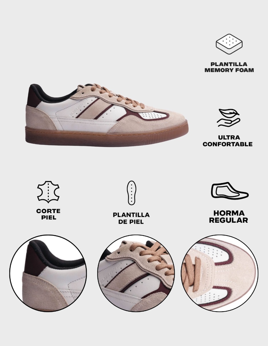 Tenis de piel para hombre 6