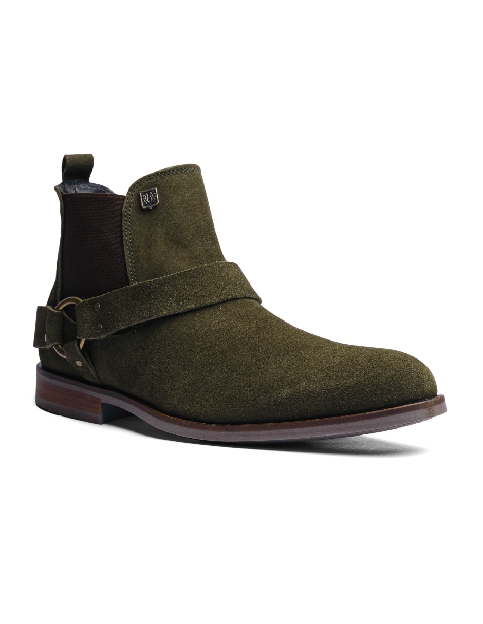 Bota de piel para hombre