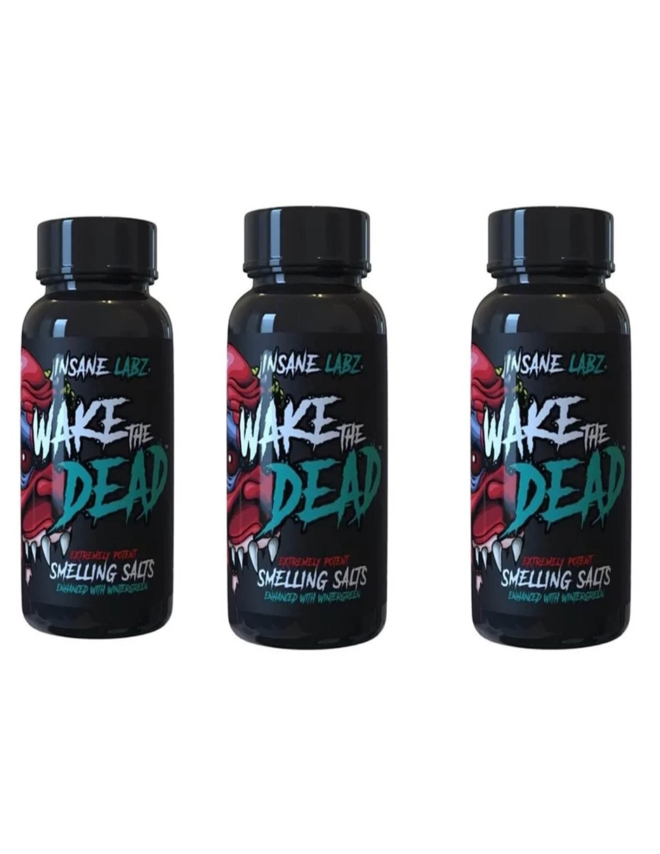 Kit de suplementos alimenticios pre entreno insane wake the dead smelling salts insane labz con vitaminas aminoácidos azufrados y minerales