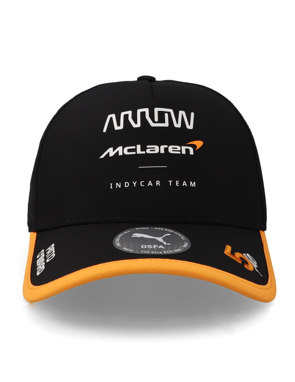 Gorra visera curva snapback para correr Mclaren Indycar Pato unisex