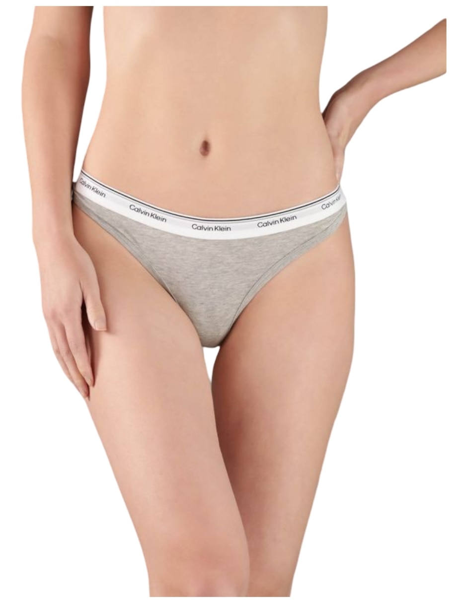 Tanga calvin klein de algodón para mujer