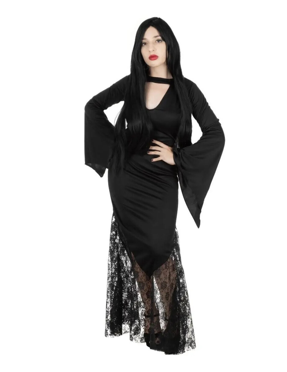 Disfraz REV Halloween de Personaje Los Locos Addams para mujer