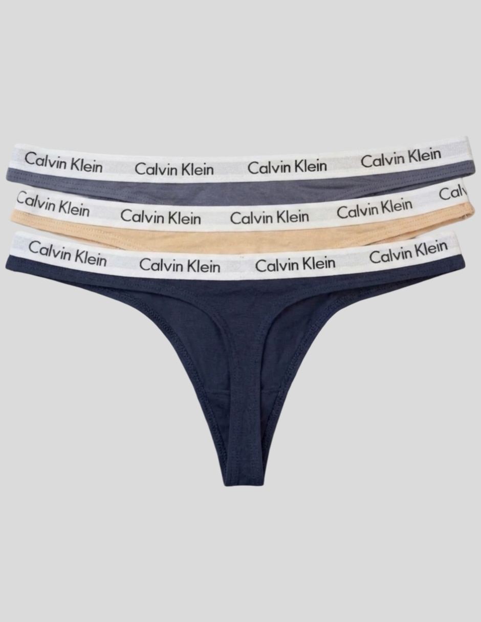 Tanga calvin klein de algodón para mujer