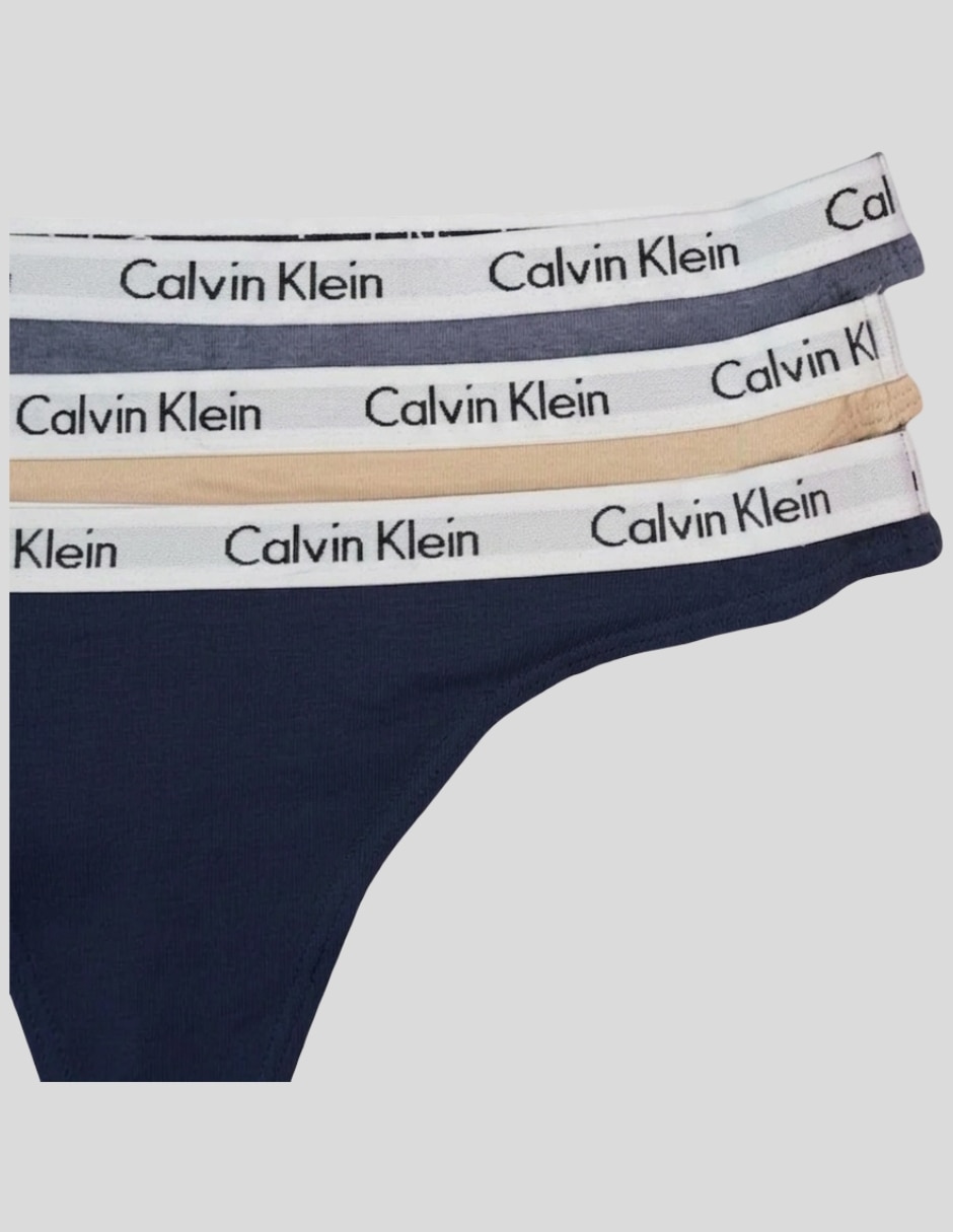 Tanga calvin klein de algodón para mujer