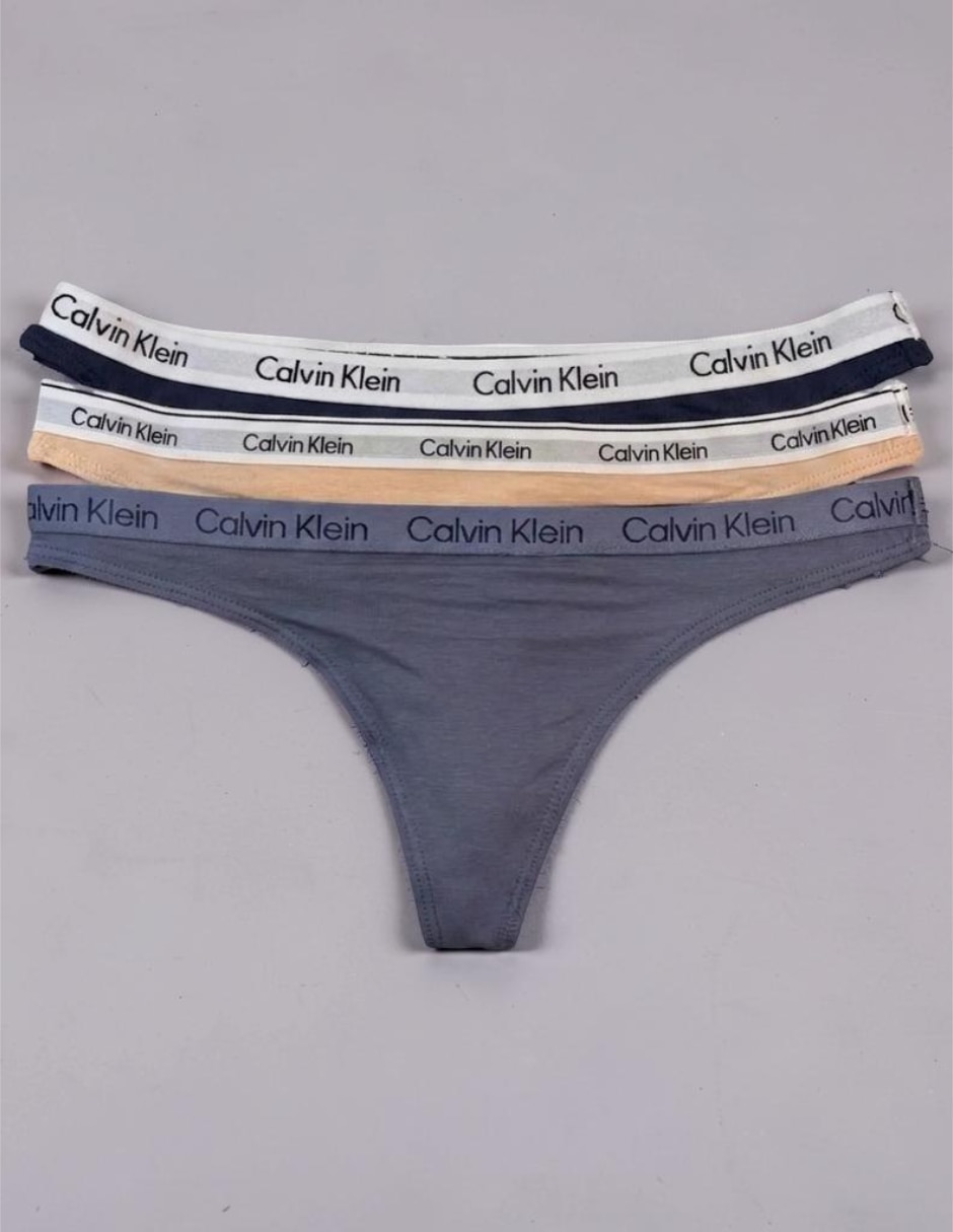 Tanga calvin klein de algodón para mujer