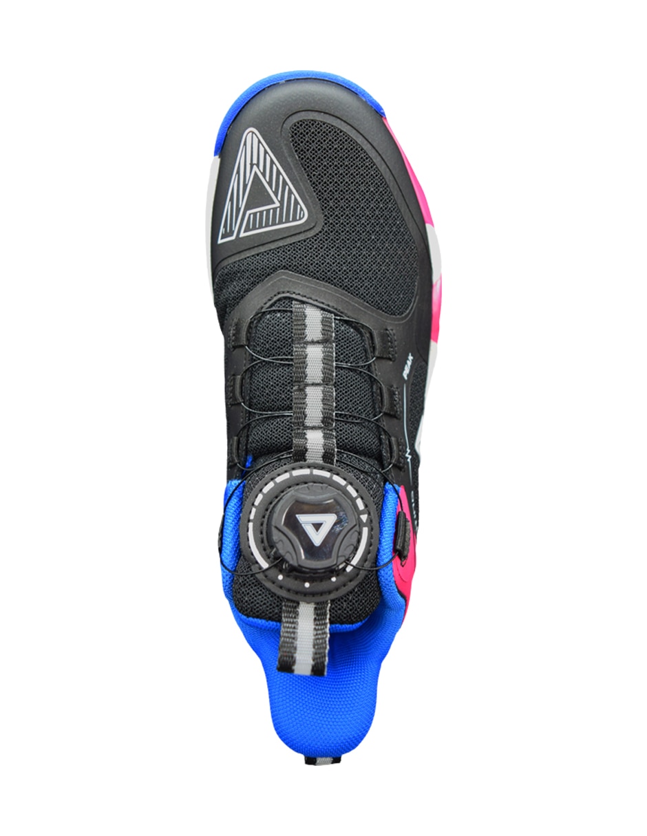 Tenis de piel peak para niño para básquetbol