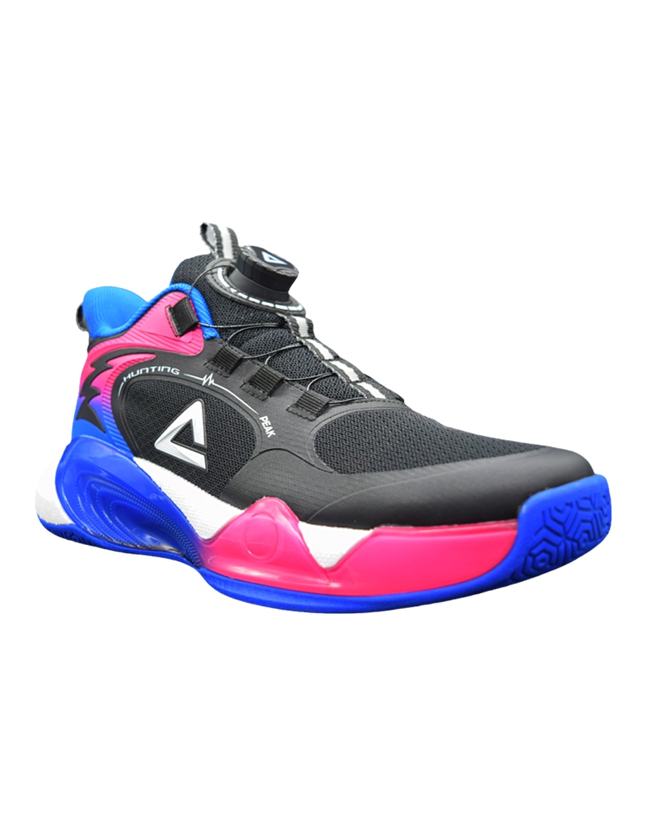 Tenis de piel peak para niño para básquetbol