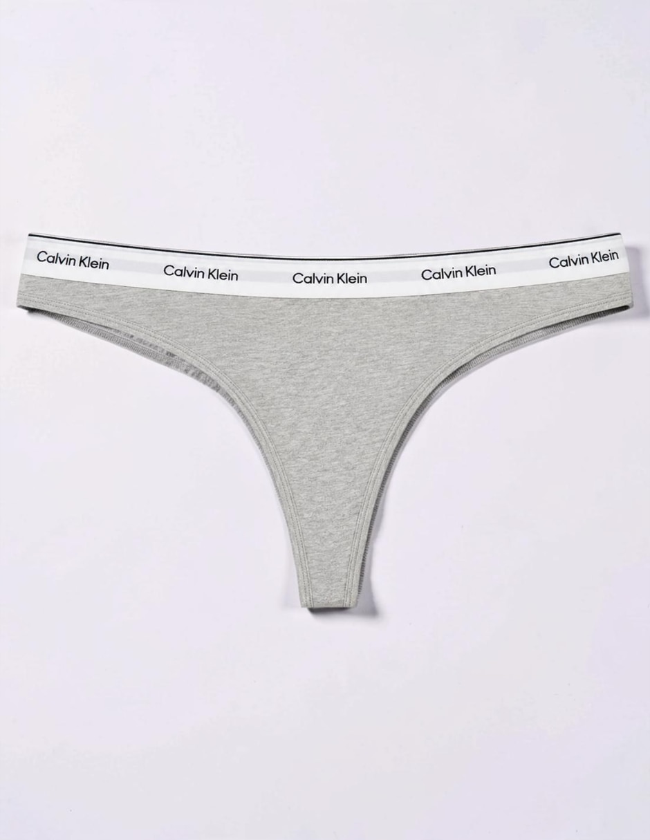 Tanga calvin klein de algodón para mujer