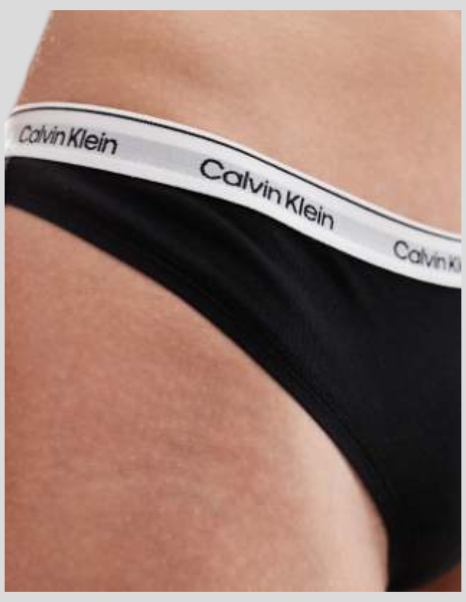 Tanga calvin klein de algodón para mujer