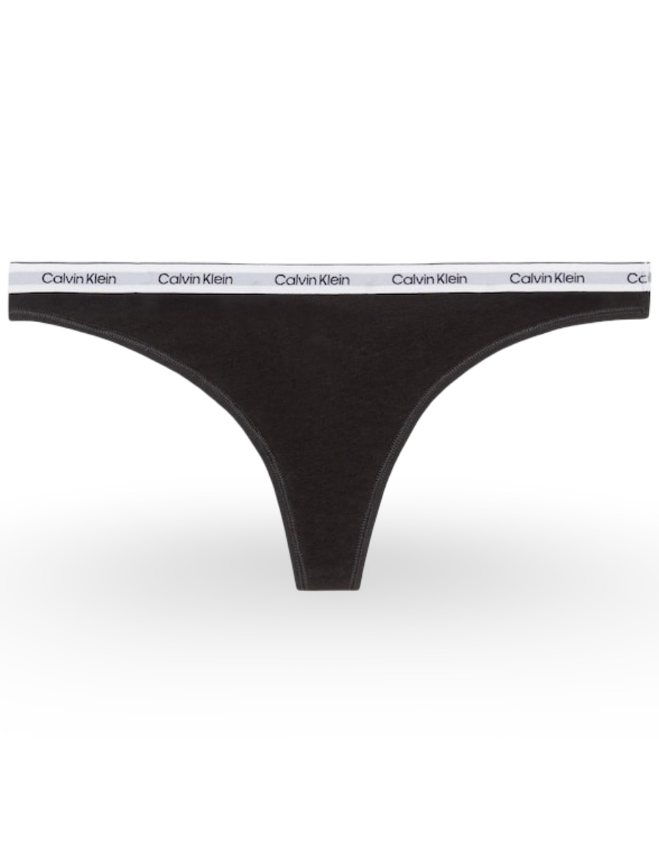 Tanga calvin klein de algodón para mujer