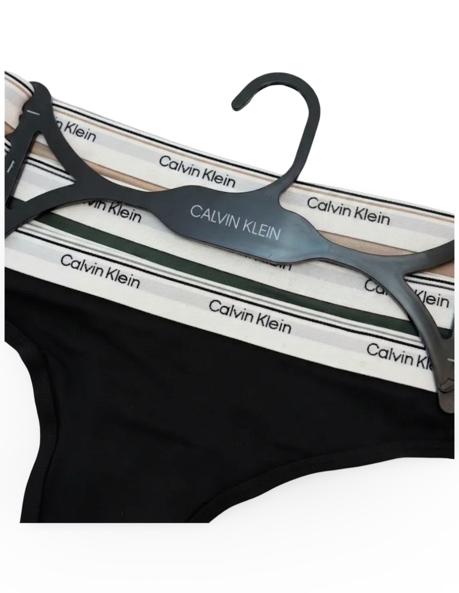 Tanga calvin klein de algodón para mujer