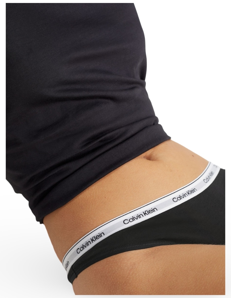 Tanga calvin klein de algodón para mujer