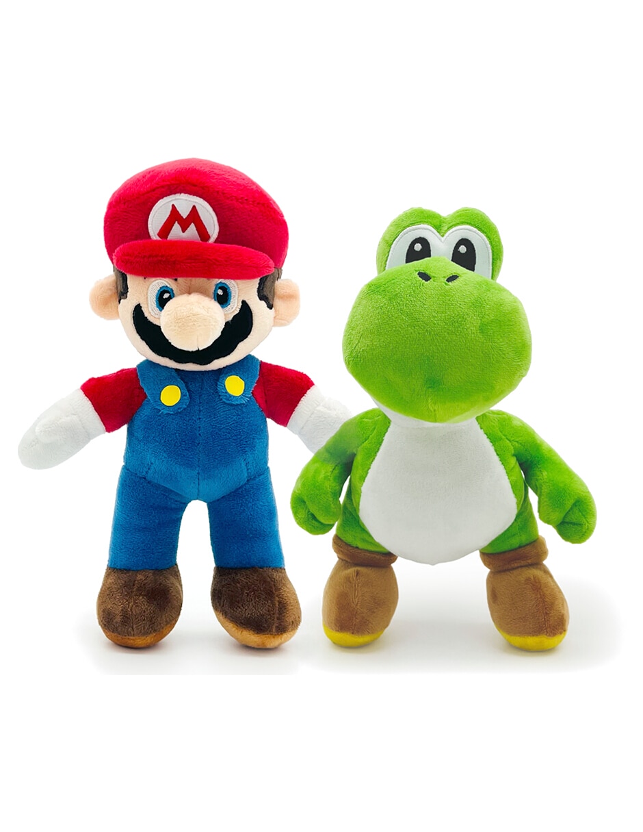 Peluche de the super mario galaxy movie mario y yoshi